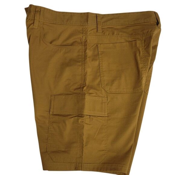 Prana Double Peak Shorts Men Size 32 Antique Bronze 8" Inseam Ripstop Hiking NEW - Picture 3 of 14